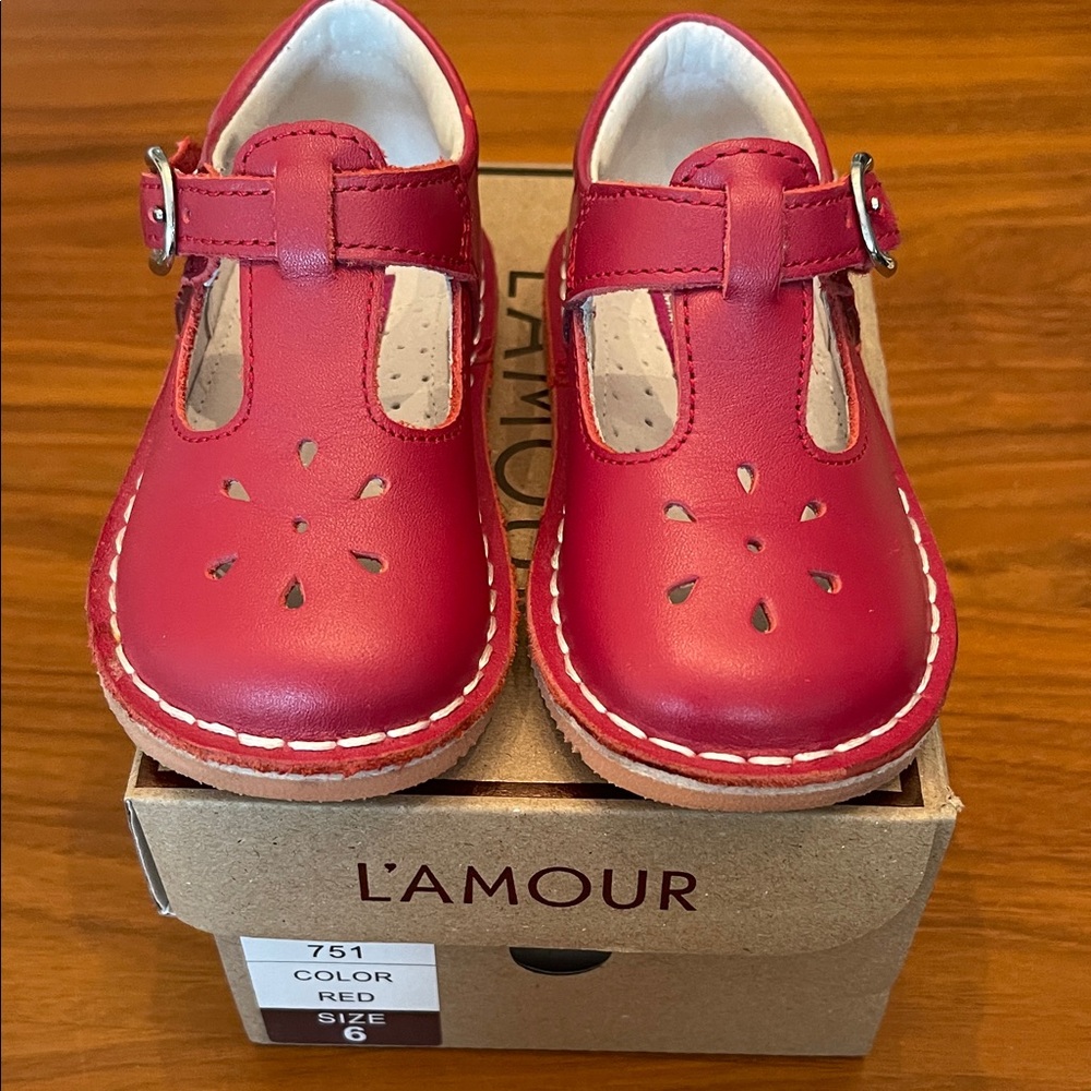 L’AMOUR Classic Red Kids Shoes